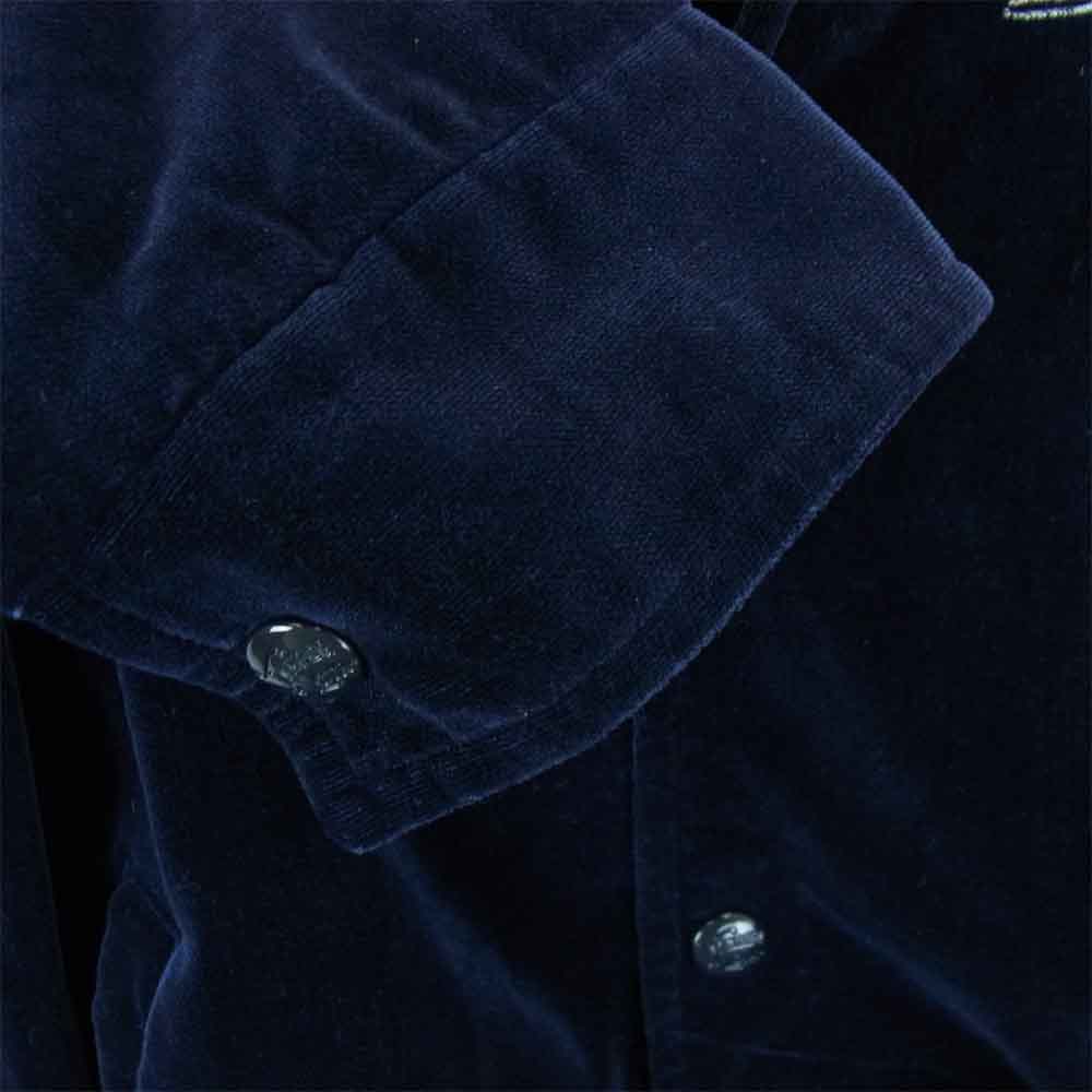 TENDERLOIN テンダーロイン 13AW T-SOUVENIR JKT アラスカ スーベニア ベロア ジャケット ネイビー系 XS【中古】