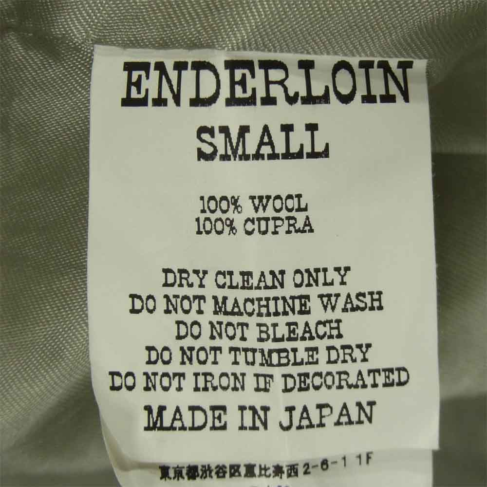 TENDERLOIN テンダーロイン BUFFALO COACH JKT バッファロー チェック コーチ ジャケット グリーン系 S【美品】【中古】