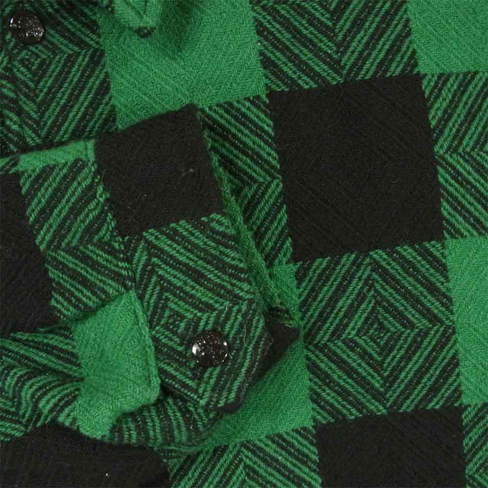 TENDERLOIN テンダーロイン BUFFALO COACH JKT バッファロー チェック コーチ ジャケット グリーン系 S【美品】【中古】