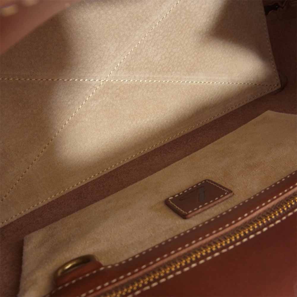 土屋鞄製造所 ツチヤカバン Diario ディアリオ ハンディ トートバッグ ブラウン系【新古品】【未使用】【中古】