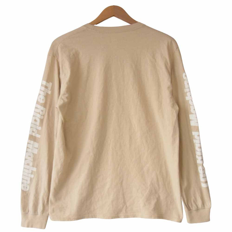 サイコム RIGID LONG SLEEVE 胸ポケット付き 長袖 Tシャツ ベージュ系 M【中古】