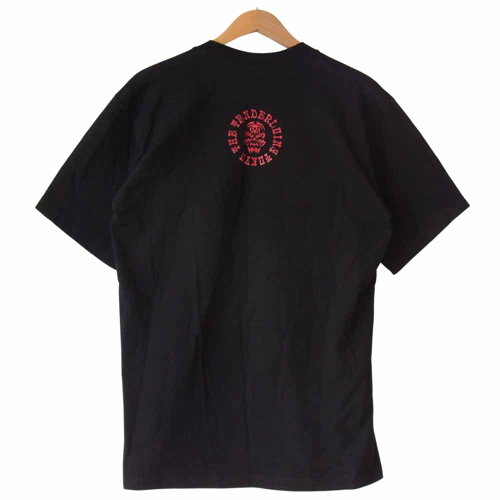 TENDERLOIN テンダーロイン T-TEE DE HEAVY ロゴ Tシャツ ブラック系 L【中古】