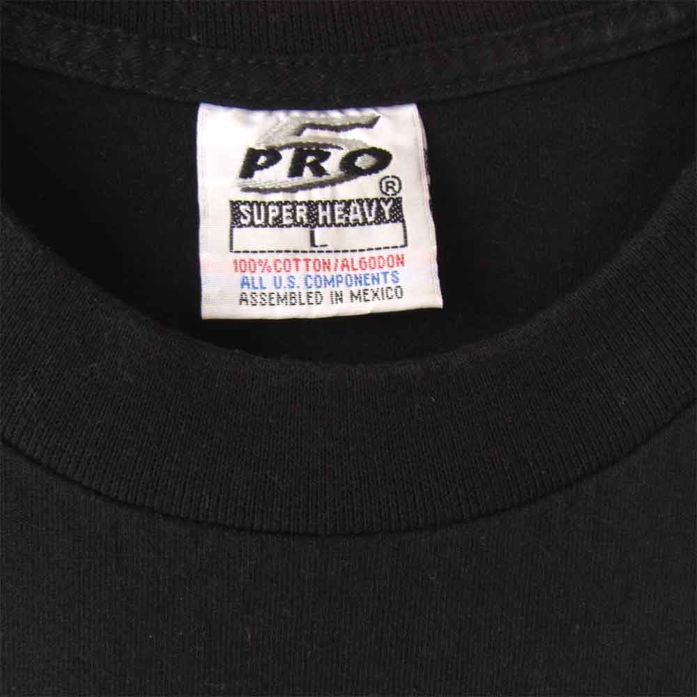 TENDERLOIN テンダーロイン T-TEE DE HEAVY ロゴ Tシャツ ブラック系 L【中古】