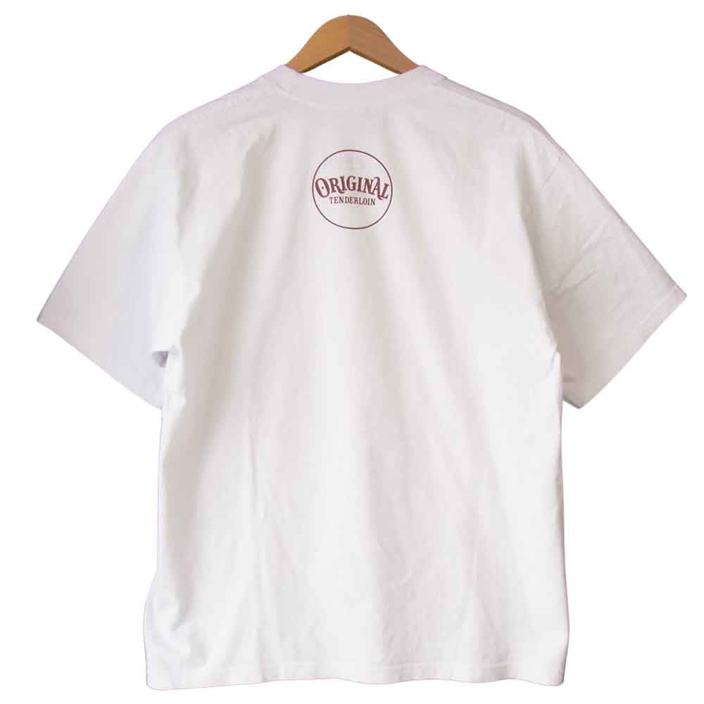 TENDERLOIN テンダーロイン TEE JC 半袖 ジェシー Tシャツ  ホワイト系 L【中古】
