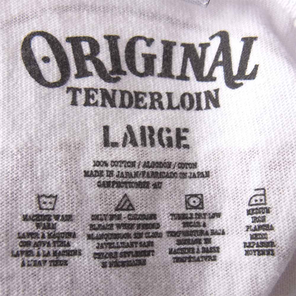 TENDERLOIN テンダーロイン TEE JC 半袖 ジェシー Tシャツ  ホワイト系 L【中古】