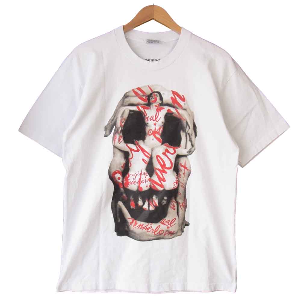 TENDERLOIN テンダーロイン T-TEE S ダリスカル プリント 半袖 Tシャツ ホワイト系 L【中古】