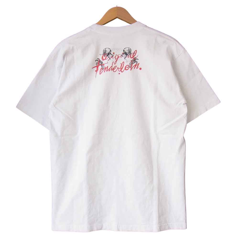 TENDERLOIN テンダーロイン T-TEE S ダリスカル プリント 半袖 Tシャツ ホワイト系 L【中古】