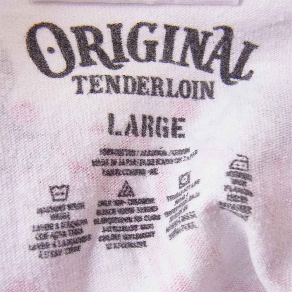 TENDERLOIN テンダーロイン T-TEE S ダリスカル プリント 半袖 Tシャツ ホワイト系 L【中古】