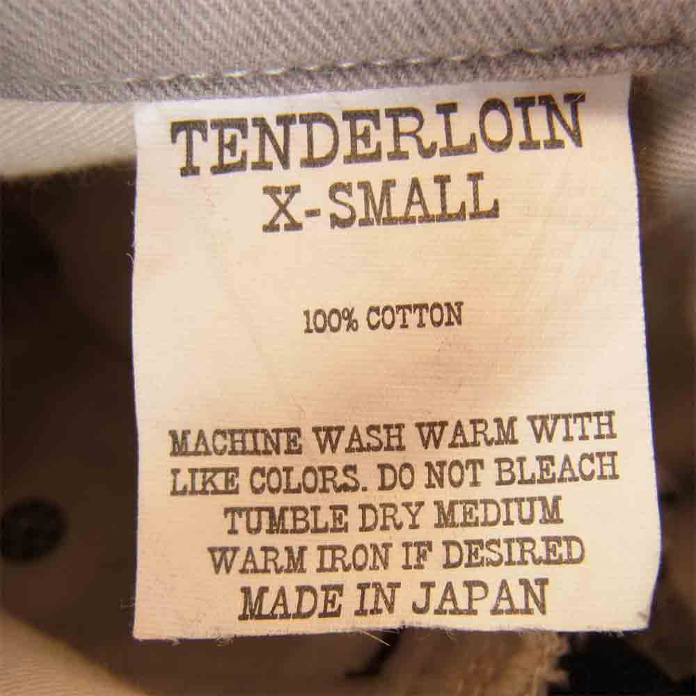 TENDERLOIN テンダーロイン T-BDP PIQUE ピケ パンツ コットン ブラック系 XS【中古】