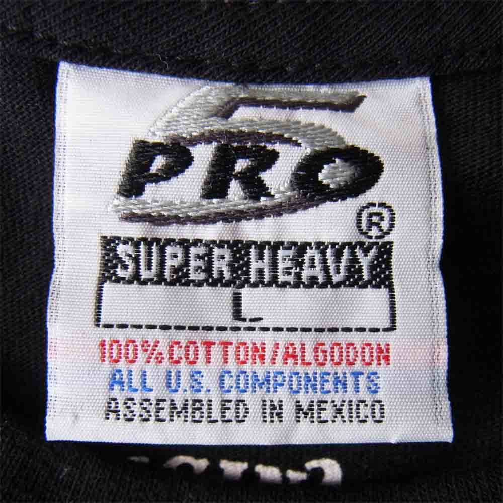 TENDERLOIN テンダーロイン T-TEE GG プリント 半袖 Tシャツ ブラック系 L【中古】