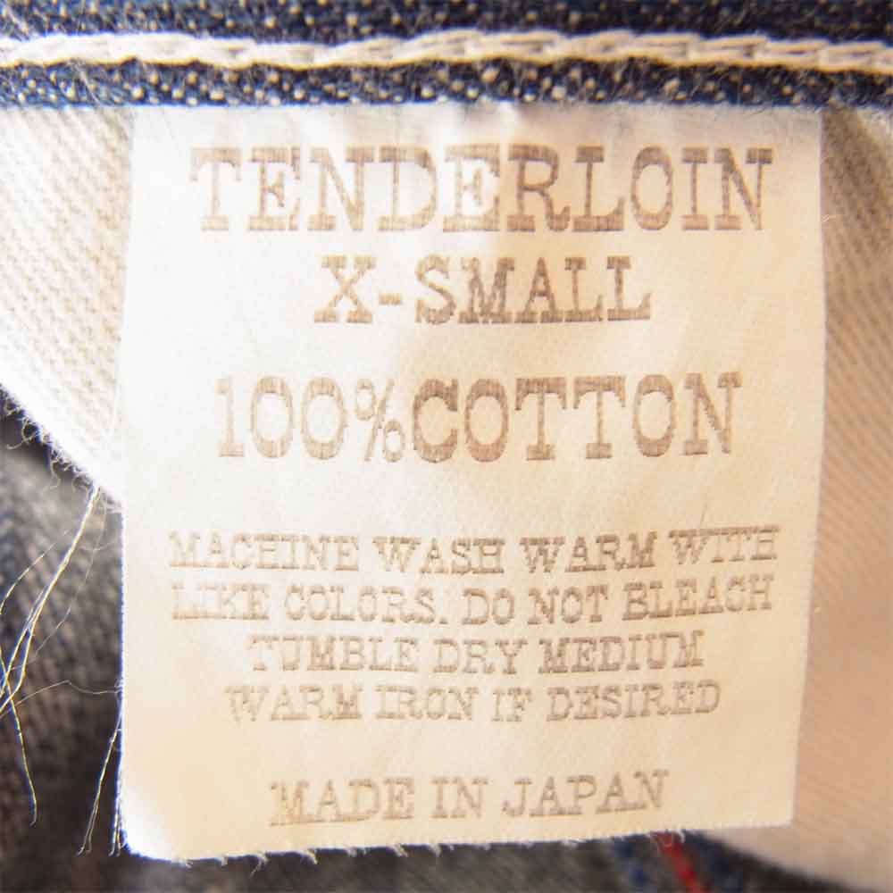 TENDERLOIN テンダーロイン T-PAINTER DENIM PANT ペインター デニム パンツ インディゴブルー系 XS【中古】