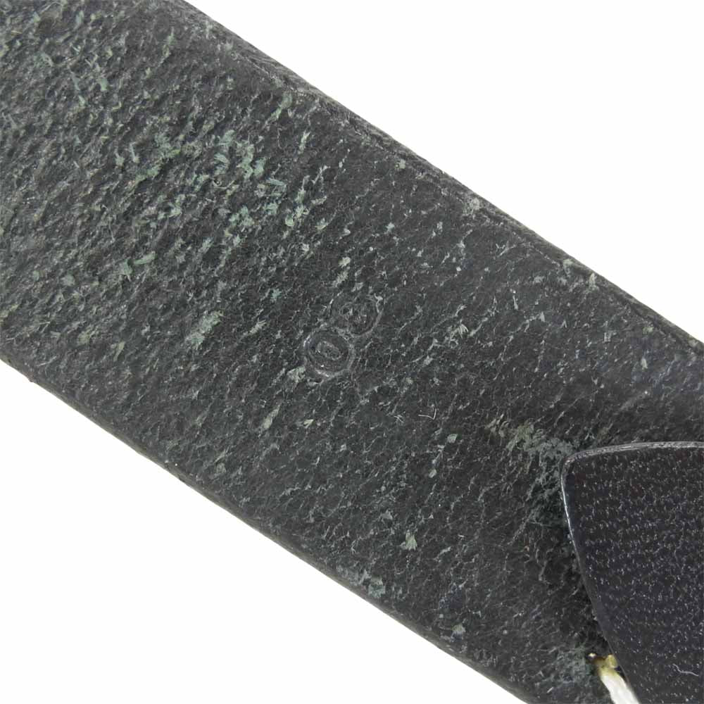 TENDERLOIN テンダーロイン T-VELT レザー ナロー ベルト ブラック系【中古】