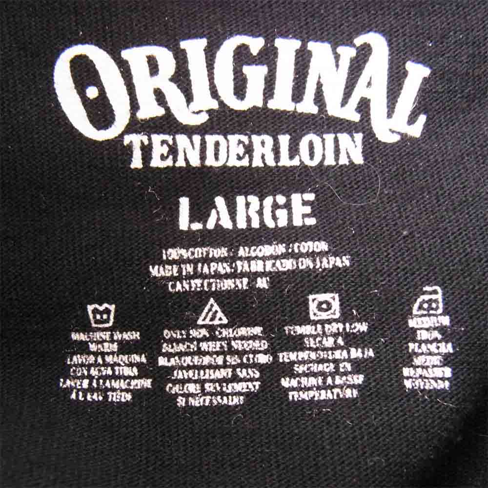 TENDERLOIN テンダーロイン TEE L/S SV シヴァ ナタラージャ プリント 長袖 Tシャツ ブラック系 L【中古】