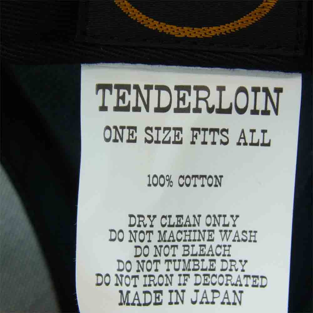 TENDERLOIN テンダーロイン CAP コットン スナップバック 6パネル キャップ グレー系【美品】【中古】