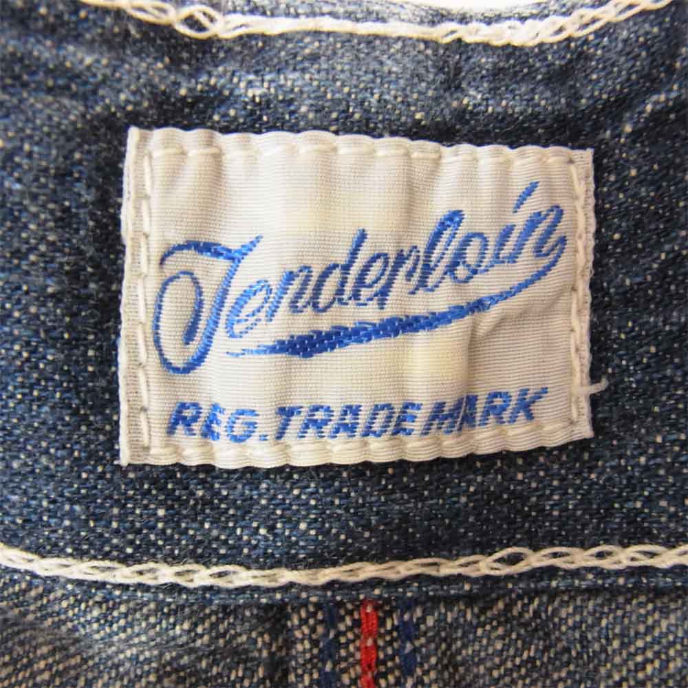 TENDERLOIN テンダーロイン T-PAINTER SHORTS ペインター デニム ショーツ インディゴブルー系 XS【中古】