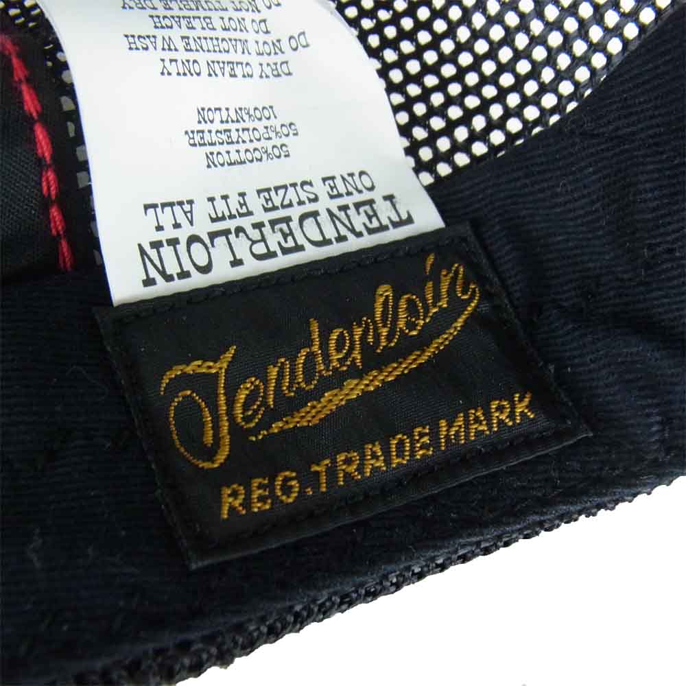 TENDERLOIN テンダーロイン T-TRUCKER CAP MESH BS ボルネオスカル トラッカー メッシュ キャップ ブラック系【中古】