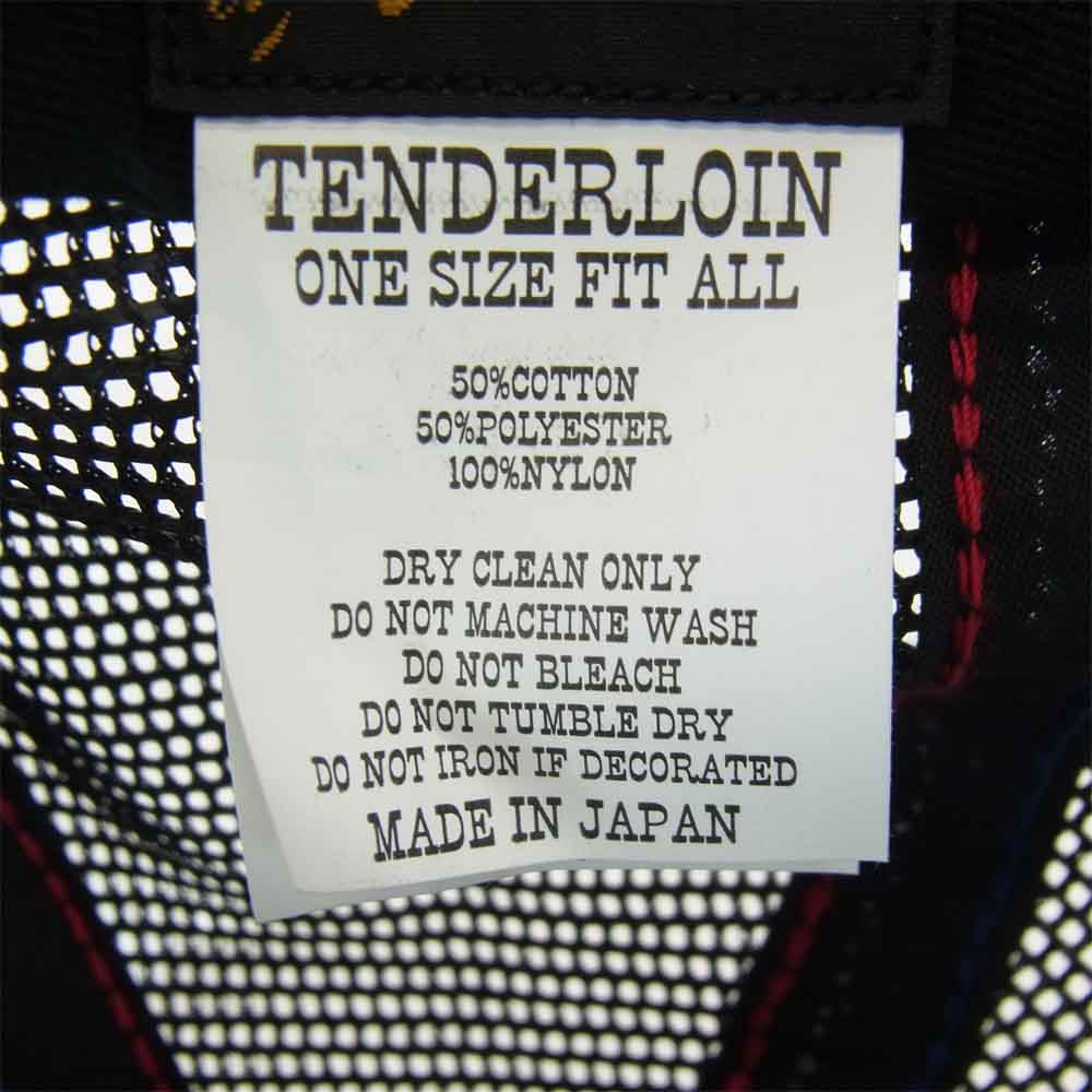 TENDERLOIN テンダーロイン T-TRUCKER CAP MESH BS ボルネオスカル トラッカー メッシュ キャップ ブラック系【中古】