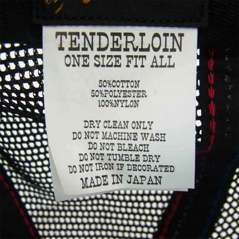 新品特売 TENDERLOIN テンダーロイン メッシュ CAP キャップ ボルネオ
