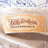 TENDERLOIN テンダーロイン B.D SHT S/S PRINT 総柄 半袖 シャツ ネイビー系 M【極上美品】【中古】