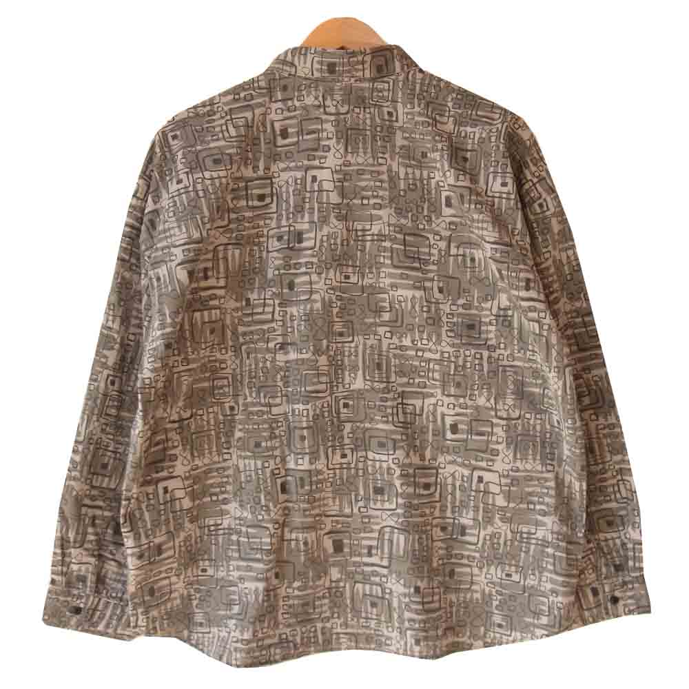 TENDERLOIN テンダーロイン 20SS SHT AS L/S 総柄 長袖 シャツ ブラック系 M【美品】【中古】