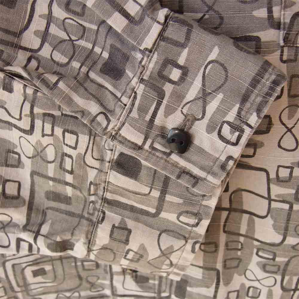 TENDERLOIN テンダーロイン 20SS SHT AS L/S 総柄 長袖 シャツ ブラック系 M【美品】【中古】