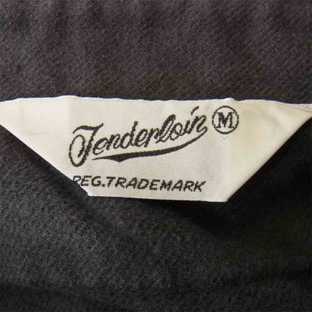 TENDERLOIN テンダーロイン 20AW BASEBALL SHT IF6WAS9!! ベースボール シャツ グレー系 M【美品】【中古】