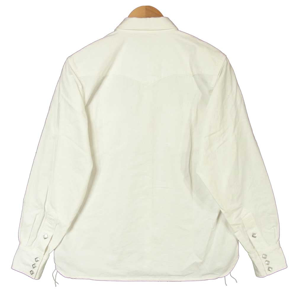 The REAL McCOY'S ザリアルマッコイズ WESTERN SHIRT ウェスタン 長袖 シャツ コットン 日本製 ホワイト系 17【中古】