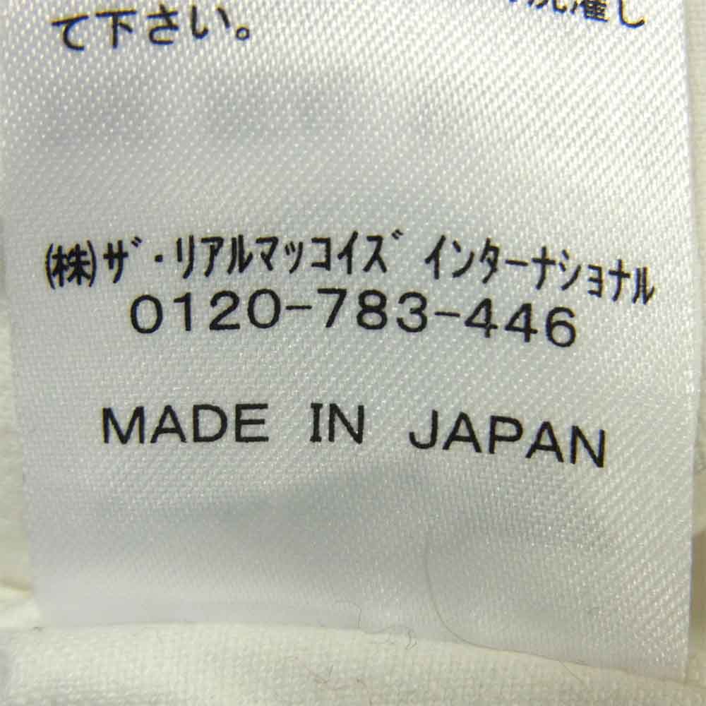 The REAL McCOY'S ザリアルマッコイズ WESTERN SHIRT ウェスタン 長袖 シャツ コットン 日本製 ホワイト系 17【中古】