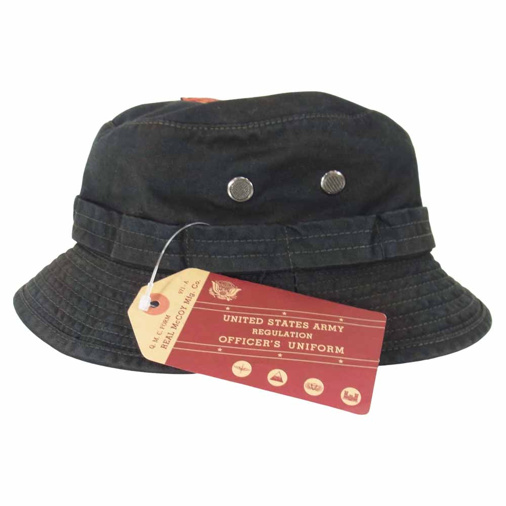 The REAL McCOY'S ザリアルマッコイズ MA13003 BLACK DYED TIGER BOONIE HAT ブーニー ハット ブラック系 7 5/8【中古】