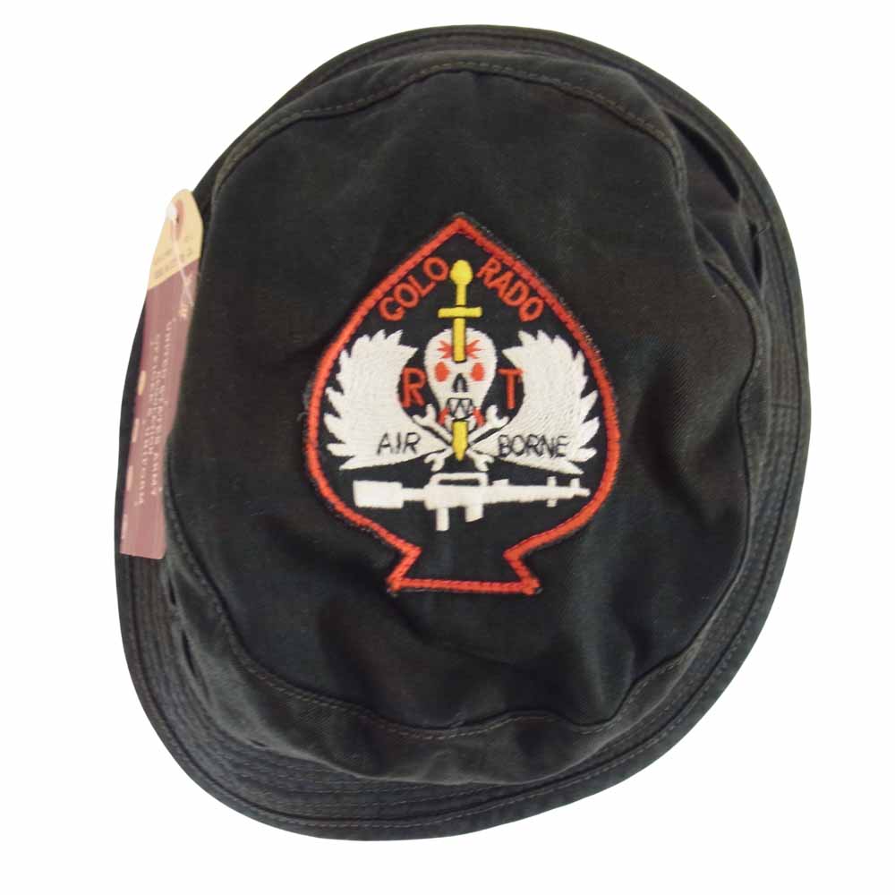 The REAL McCOY'S ザリアルマッコイズ MA13003 BLACK DYED TIGER BOONIE HAT ブーニー ハット ブラック系 7 5/8【中古】