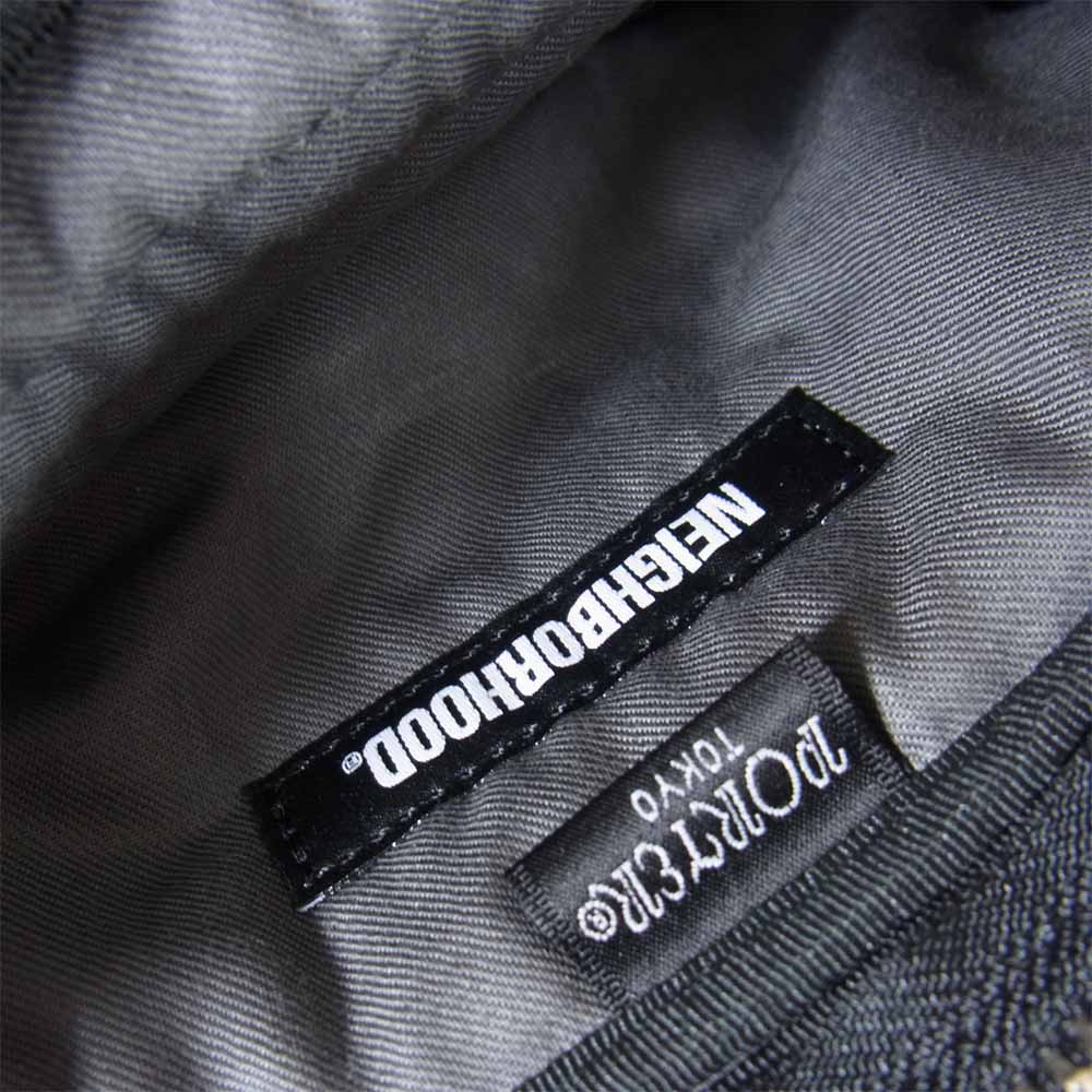 NEIGHBORHOOD ネイバーフッド 211YSPTN-AC02 × PORTER ポーター NHPT POUCH ポーチ ブラック ブラック系【極上美品】【中古】