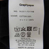 GRAPHPAPER グラフペーパー GU211-70174B × LOOPWHEELER ループウィラー  for GP Sweat Parka スウェット パーカー ブラック系【極上美品】【中古】