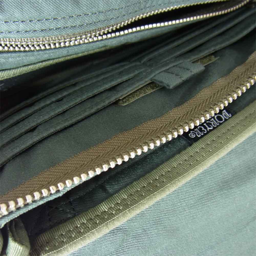 NEIGHBORHOOD ネイバーフッド 211YSPTN-CG04 × PORTER ポーター NHPT SHOLDER C-LUGGAGE ショルダー バッグ カーキ系【極上美品】【中古】