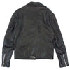 CHROME HEARTS クロムハーツ（原本有） 国内正規品 NEW BASIC MOTO VJ BJS ベーシック モト レザー ライダース ジャケット ブラック系 S【美品】【中古】