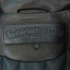 CHROME HEARTS クロムハーツ（原本有） 国内正規品 NEW BASIC MOTO VJ BJS ベーシック モト レザー ライダース ジャケット ブラック系 S【美品】【中古】