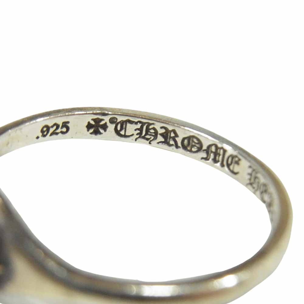 CHROME HEARTS クロムハーツ（原本無） バブルガム ミニハーフ クロスボール リング シルバー925 シルバー系 7号【中古】