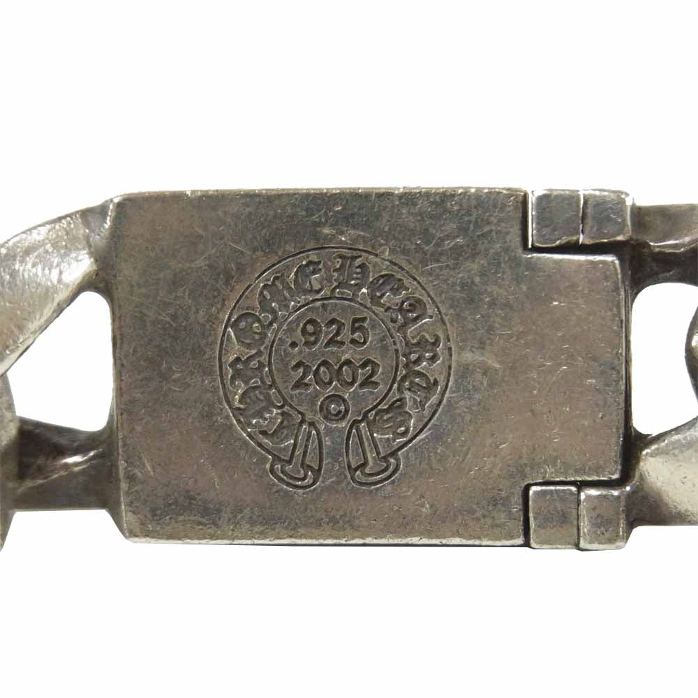 CHROME HEARTS クロムハーツ（原本無） 5LINK 5リンク ID クロスボール ブレスレット シルバー925 シルバー系【中古】