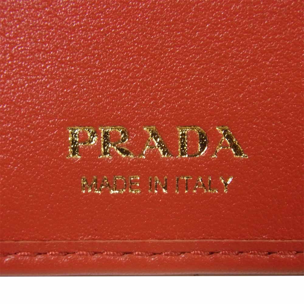 PRADA プラダ 1ML225 販売証明書付属 2B6S VITELLO MOVE FI リボン 2
