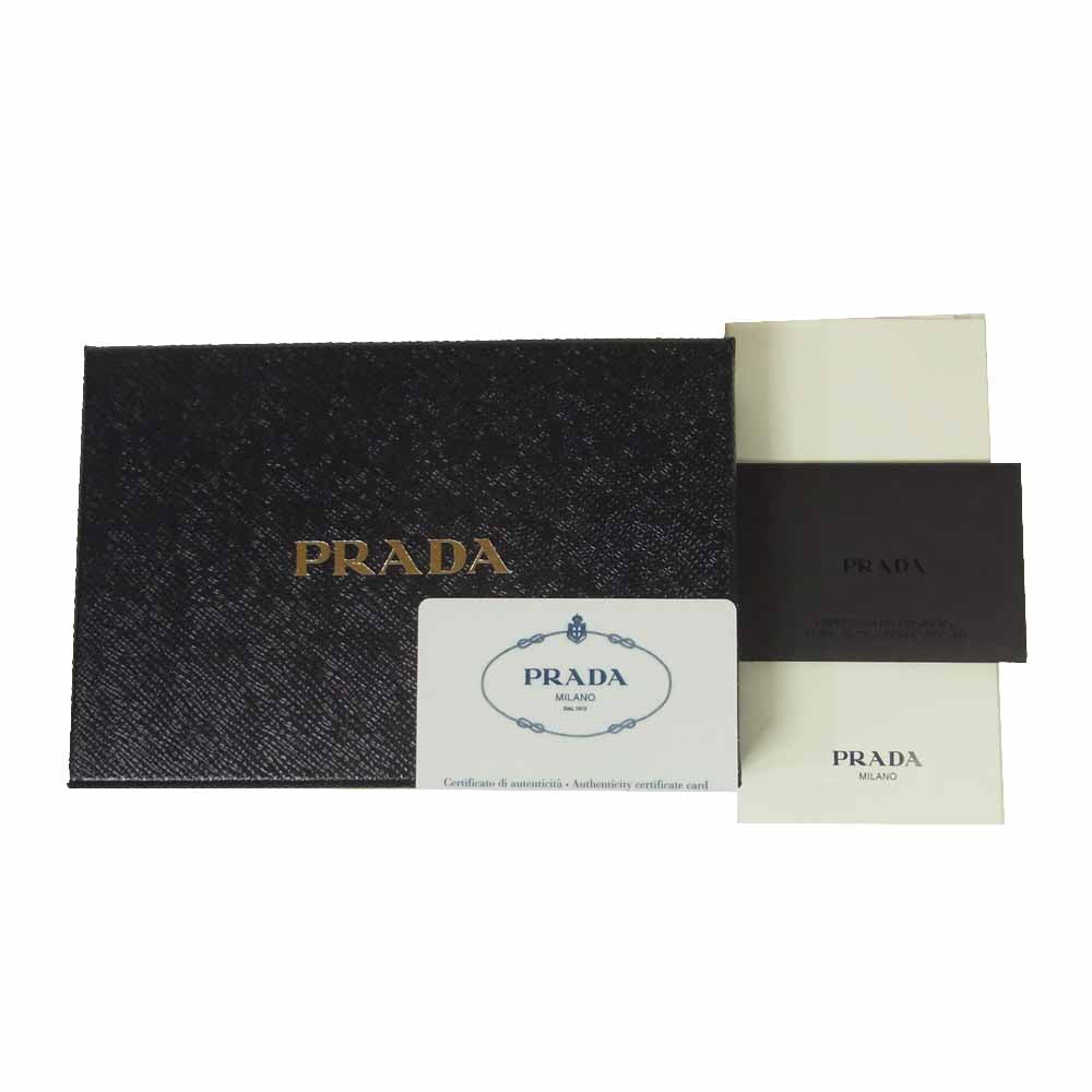 PRADA プラダ 1ML225 販売証明書付属 2B6S VITELLO MOVE FI リボン 2