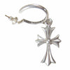 CHROME HEARTS クロムハーツ（原本無） TINY CH CROSS タイニー CHクロス フープ ピアス シルバー系【中古】