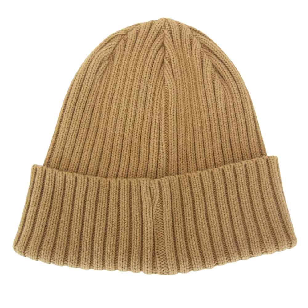 Supreme シュプリーム 18SS Overdyed Ribbed Beanie オーバー ダイドリブ ビーニー ライトブラウン系【美品】【中古】