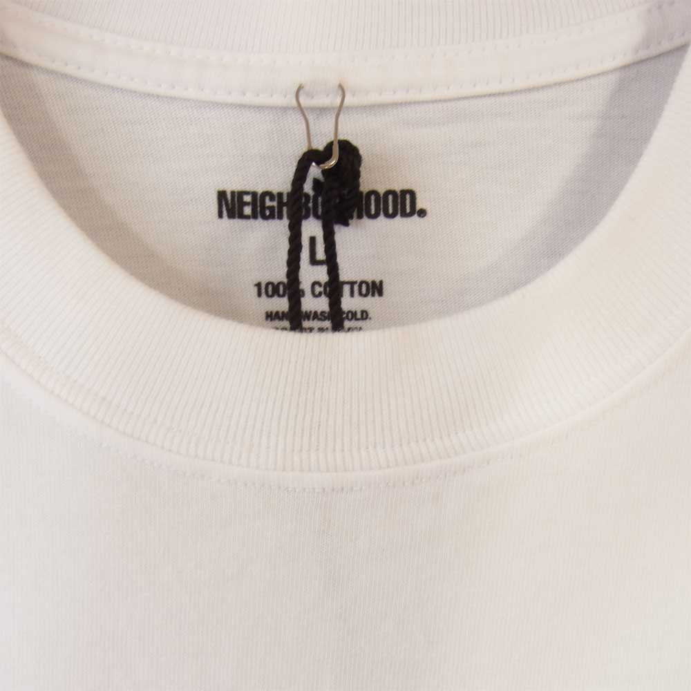 NEIGHBORHOOD ネイバーフッド 20AW 202PCNH-ST08 INVERT/C TEE.SS Tシャツ ホワイト系 L【新古品】【未使用】【中古】