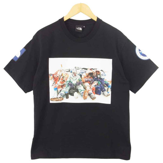 THE NORTH FACE ノースフェイス NT81930R S/S Trans Antarctica Tee ショートスリーブトランスアンター Tシャツ ブラック系 XL【美品】【中古】