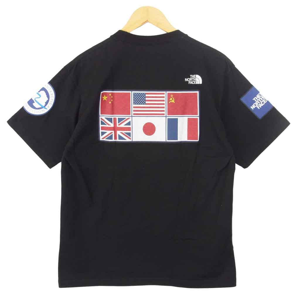 THE NORTH FACE ノースフェイス NT81930R S/S Trans Antarctica Tee ショートスリーブトランスアンター Tシャツ ブラック系 XL【美品】【中古】