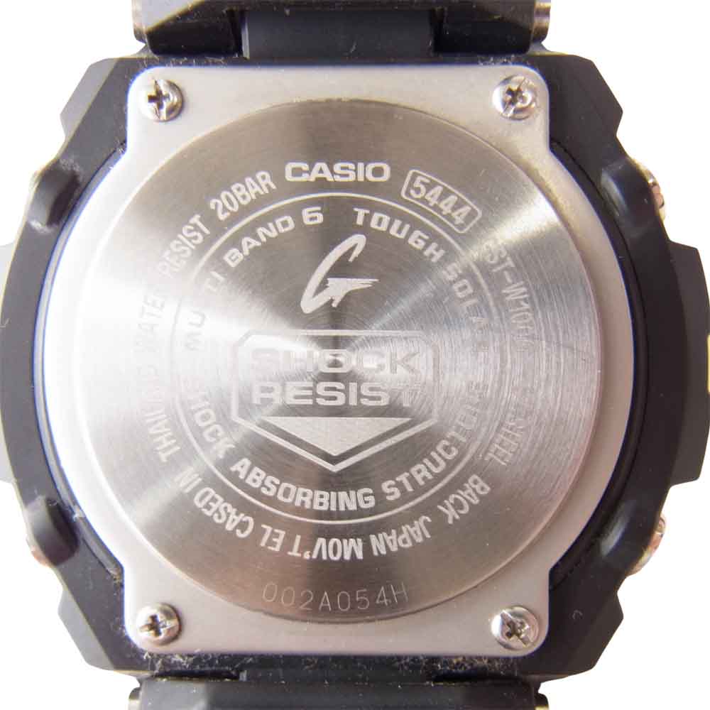 G-SHOCK ジーショック GST-W100G G-STEEL Gスチール 電波ソーラー アナデジ ウォッチ ブラック系【美品】【中古】