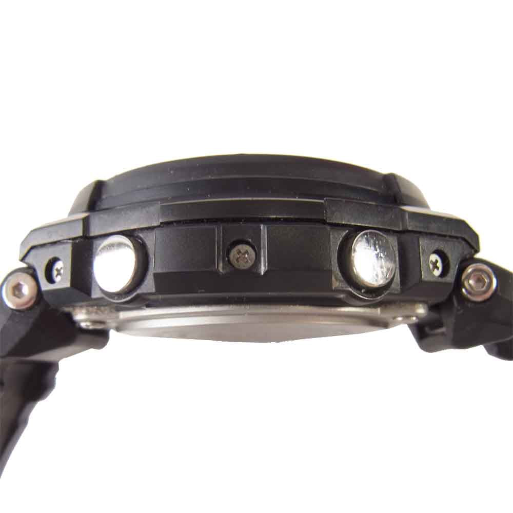 G-SHOCK ジーショック GST-W100G G-STEEL Gスチール 電波ソーラー アナデジ ウォッチ ブラック系【美品】【中古】