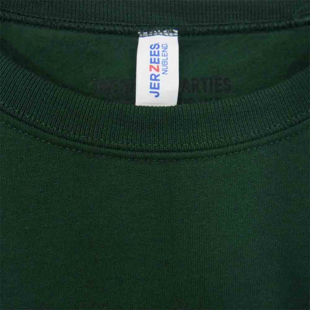 WACKO MARIA ワコマリア TIMLEHI-WM-SS03 × TIMLEHI ティムリーハイ CREW NECK SWEAT SHIRT クルーネック スウェット シャツ グリーン系【新古品】【未使用】【中古】
