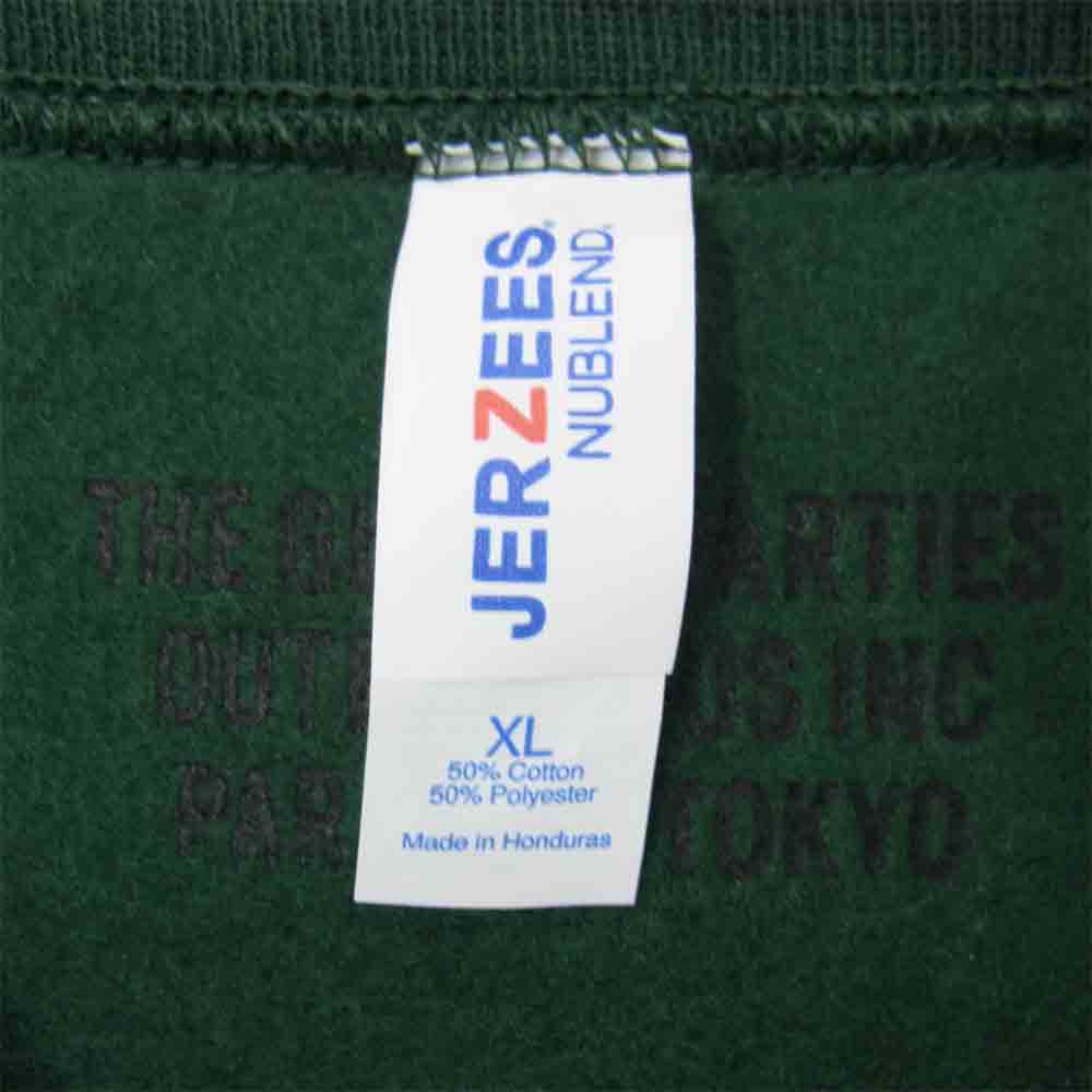 WACKO MARIA ワコマリア TIMLEHI-WM-SS03 × TIMLEHI ティムリーハイ CREW NECK SWEAT SHIRT クルーネック スウェット シャツ グリーン系【新古品】【未使用】【中古】