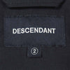 DESCENDANT ディセンダント 21SS  211BRDS-SHM05 B.C WORK LS SHIRT ロゴ 刺繍 長袖 ワーク シャツ ネイビー系 2【極上美品】【中古】
