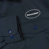 DESCENDANT ディセンダント 21SS  211BRDS-SHM05 B.C WORK LS SHIRT ロゴ 刺繍 長袖 ワーク シャツ ネイビー系 2【極上美品】【中古】
